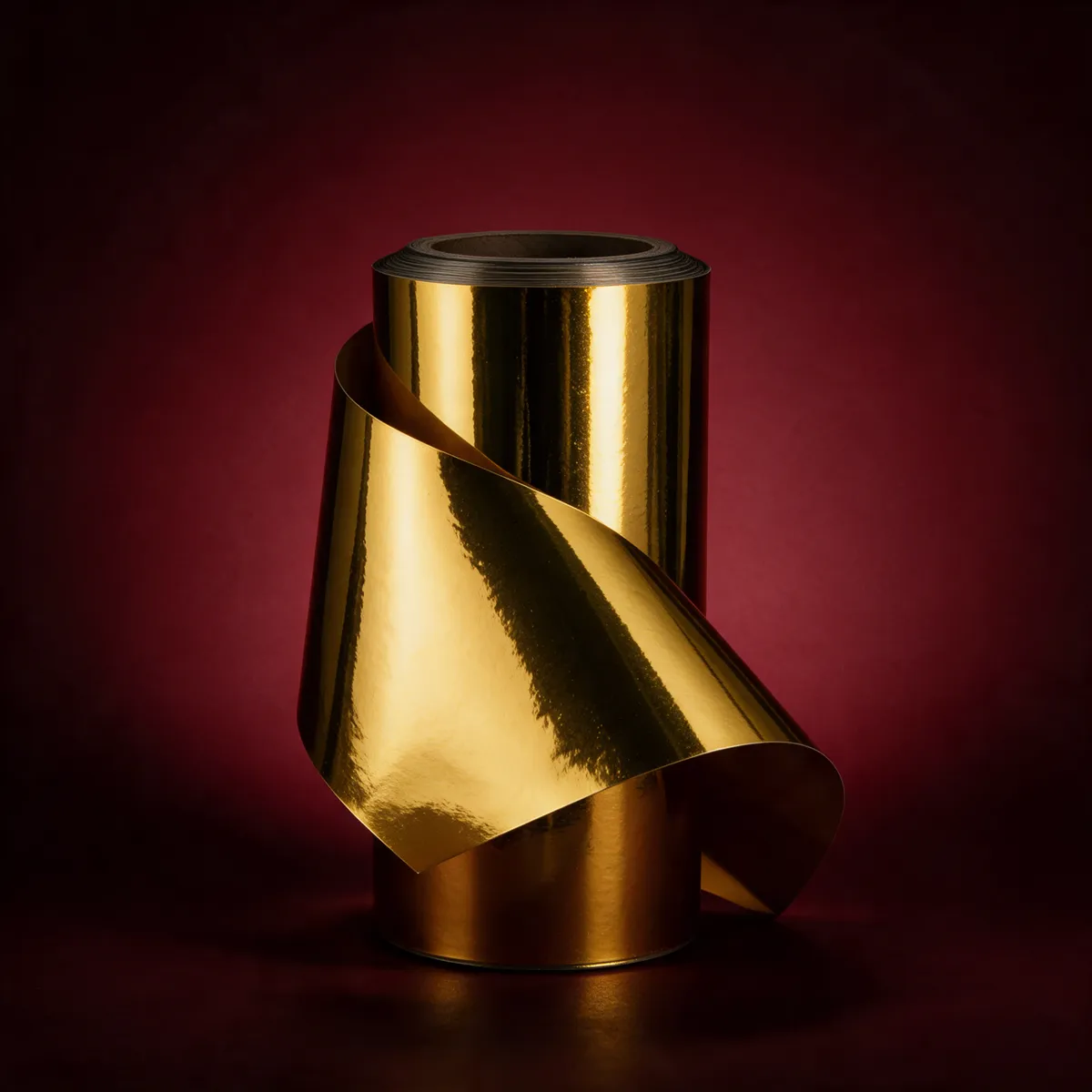 Oro Cromo Espejo — muestra de vinil wrap